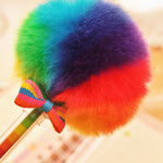 Black Ink FLUFFY PUFFY HEAD pens- More Colors!