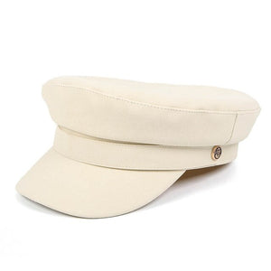 Faux Leather Military Hat - More Colors!