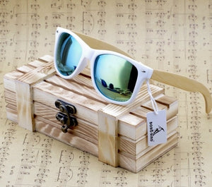 BOBO BIRD Bamboo- like Sunglasses with Wood Box