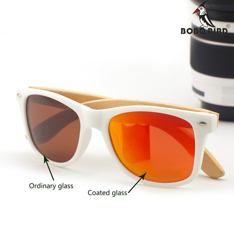 BOBO BIRD Bamboo- like Sunglasses with Wood Box