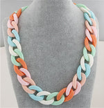 BIG LINK Necklace - More Spring-Summer Colors!