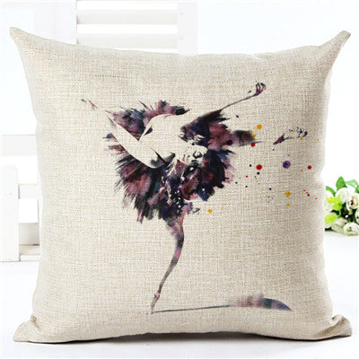 DANCING GIRL Cushion Cover