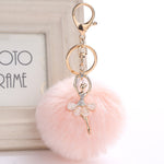 PomPom DANCERS' Keychain or Backpack Pendant - More Colors!