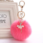 PomPom DANCERS' Keychain or Backpack Pendant - More Colors!