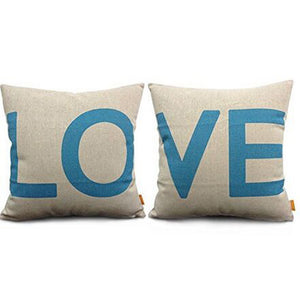 Can You Spell "Love" with 2 Cushion Covers?