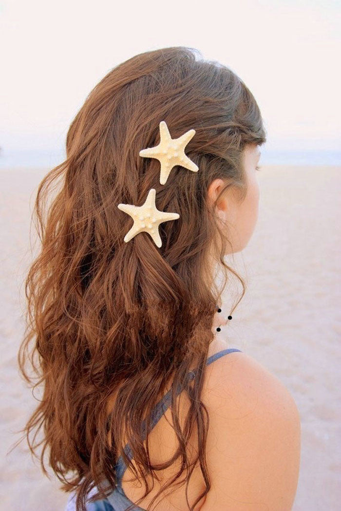 Natural STARFISH Hair Clip