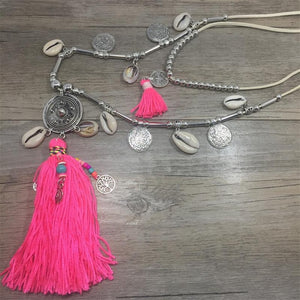 DOUBLE LAYER Boho Necklace - More Color Choices!