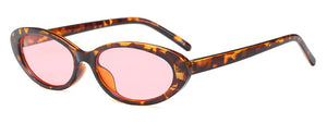 PEEKABOO Oval Sunglasses