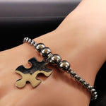 WE WILL ALWAYS BE CONNECTED 3-PC Puzzle Bracelet